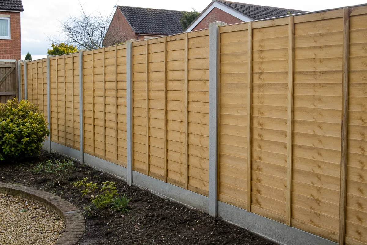Feather Edge Fencing